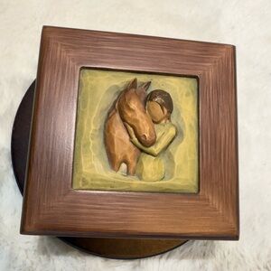 Willow Tree “Quiet Strength” sculpted hand painted memory box